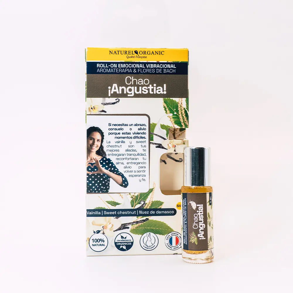 Roll On Chao Angustia (Vainilla) Aromaterapia Y Flores De Bach (Vainilla)