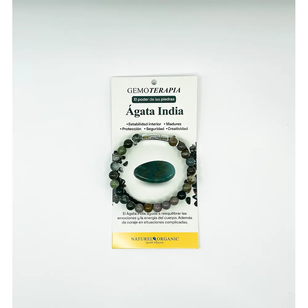 Joya Pulsera Hombre Agata India
