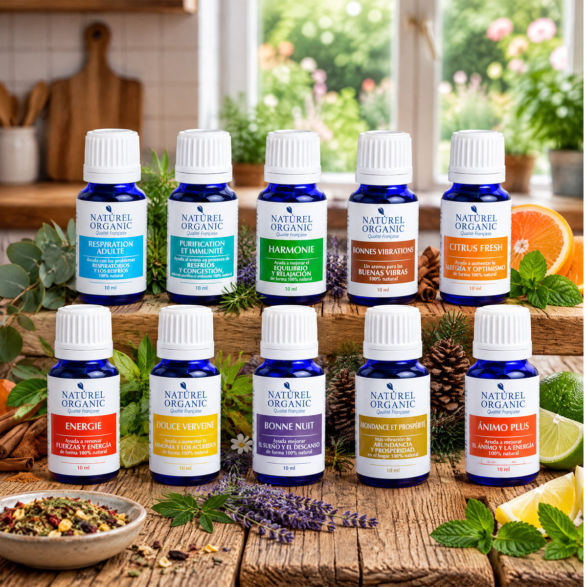Pack Colección Esencial – 10 Sinergias de Aromaterapia