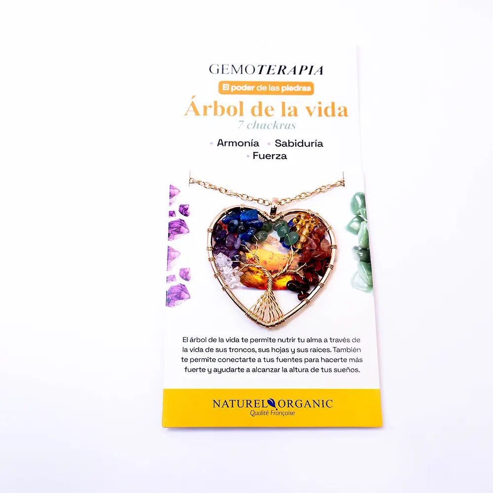 Joya colgante Árbol de la vida, armonía, sabiduría, fuerza