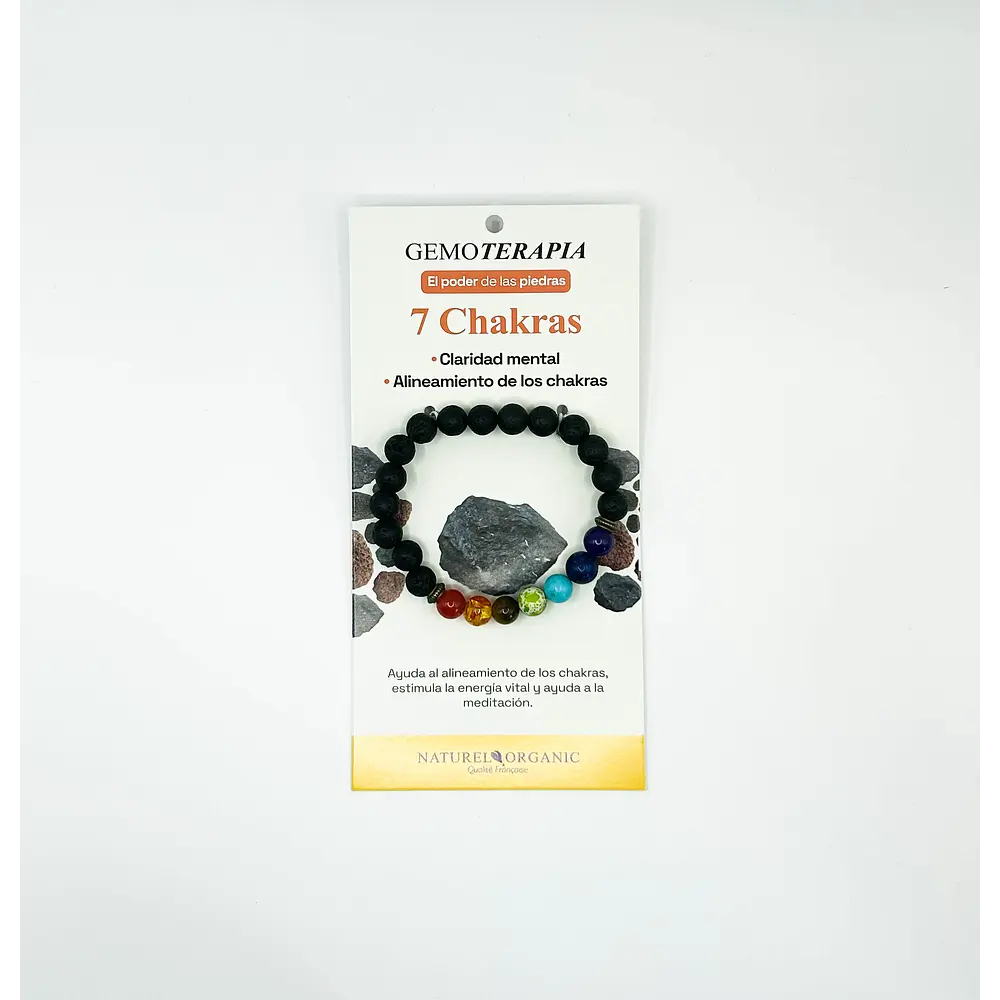 Joya Pulsera Tradicional Chakra Lava