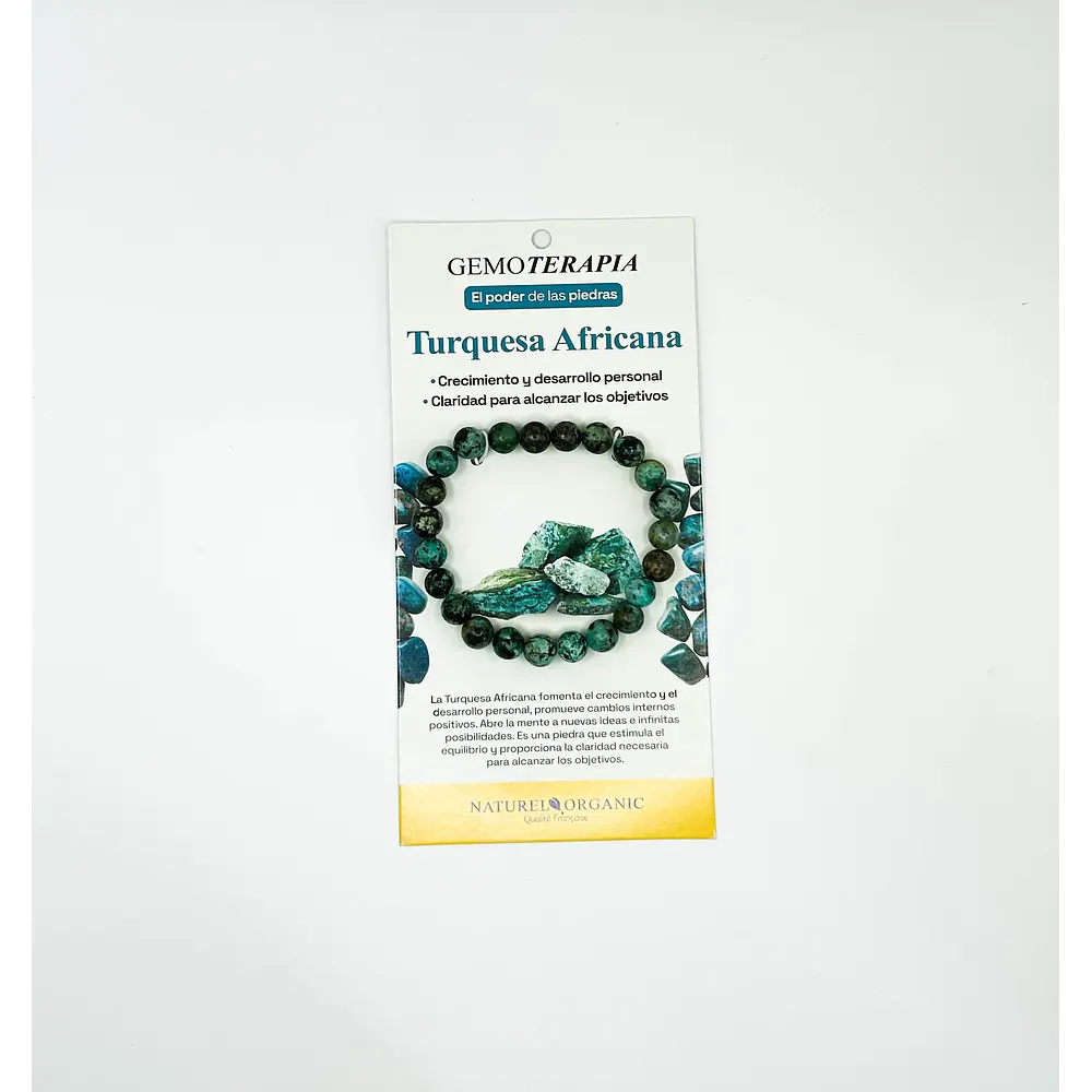 Joya Pulsera Tradicional Turquesa Africana