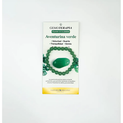 Joya Pulsera Tradicional Aventurina Verde