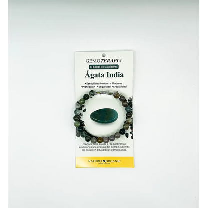 Joya Pulsera Hombre Agata India
