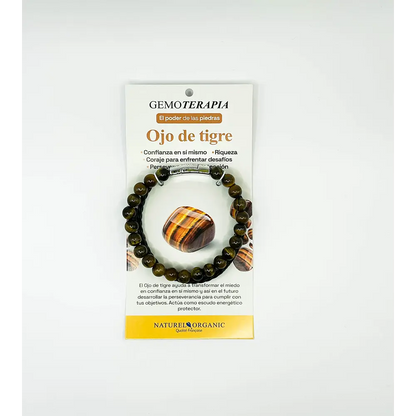 Joya Pulsera Hombre Ojo De Tigre