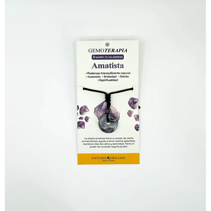 Joya Colgante Redondo Amatista