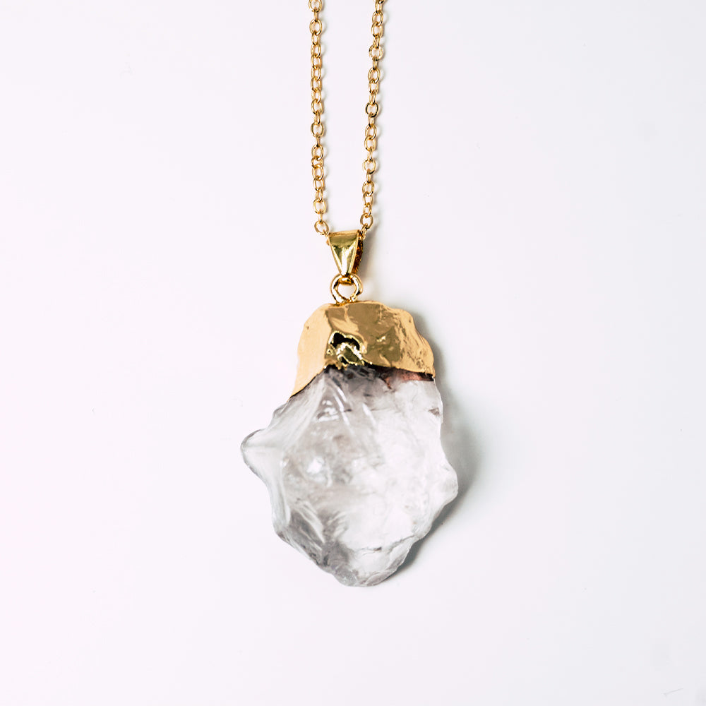 Joya Colgante Natural Cristal De Roca