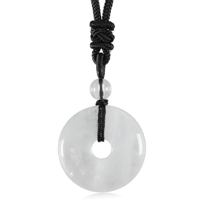 Joya Colgante Redondo Cristal De Roca