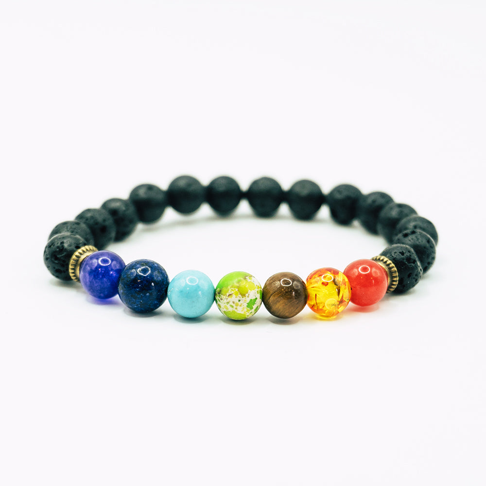 Joya Pulsera Tradicional Chakra Lava
