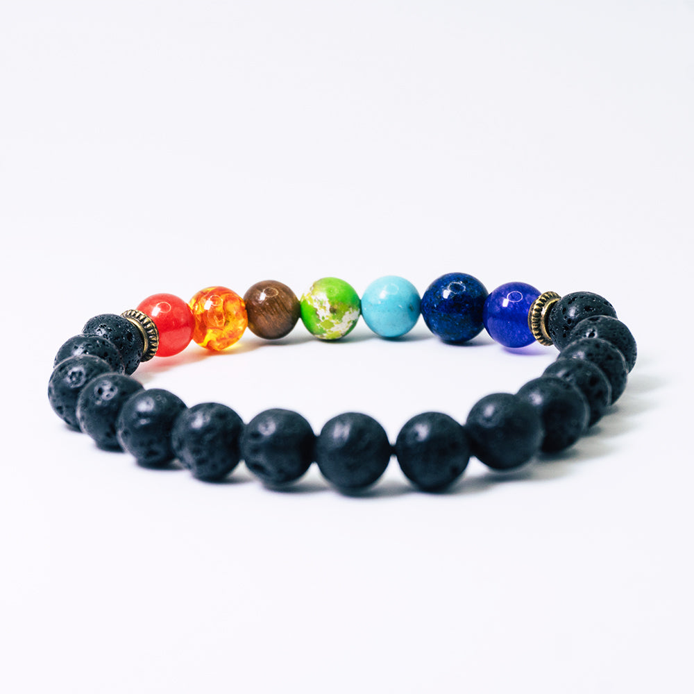 Joya Pulsera Tradicional Chakra Lava