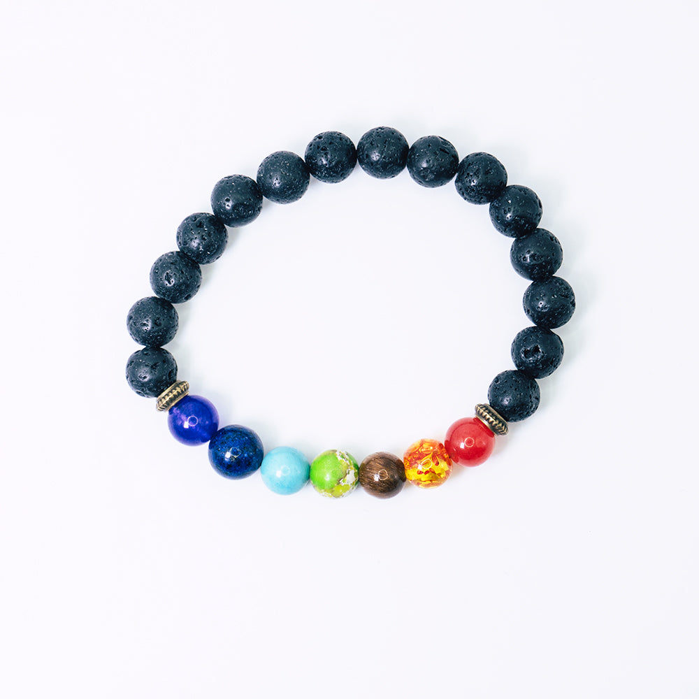 Joya Pulsera Tradicional Chakra Lava