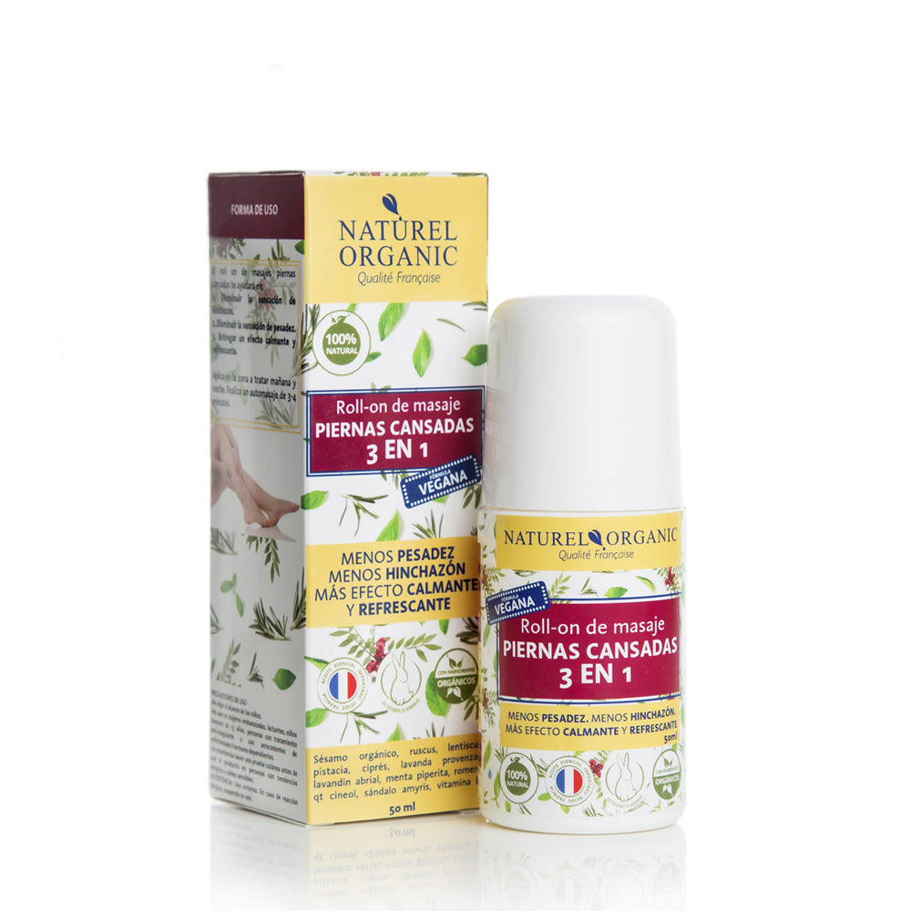 Roll On Masaje Piernas Cansadas 3 En 1   50Ml