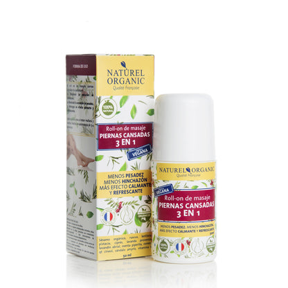 Roll On Masaje Piernas Cansadas 3 En 1   50Ml