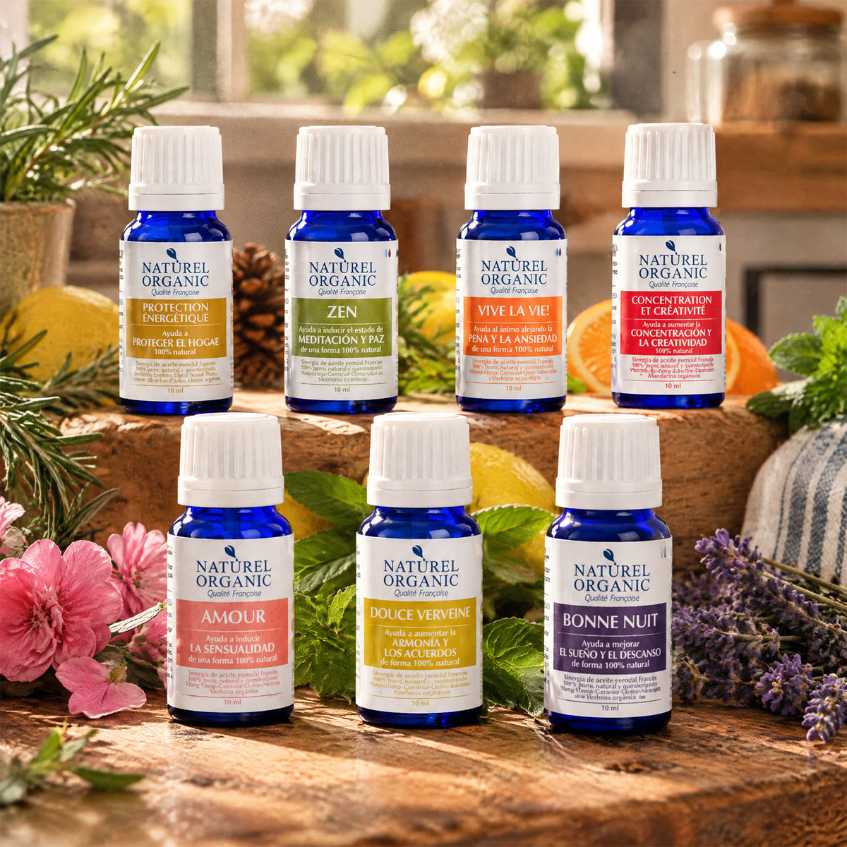 Pack Ritual de Bienestar – 7 Sinergias de Aromaterapia