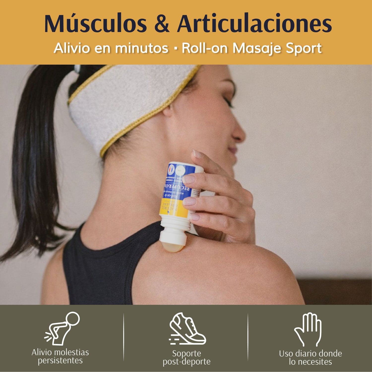 Roll On Masaje Sport 50Ml- Articulación Y Músculos