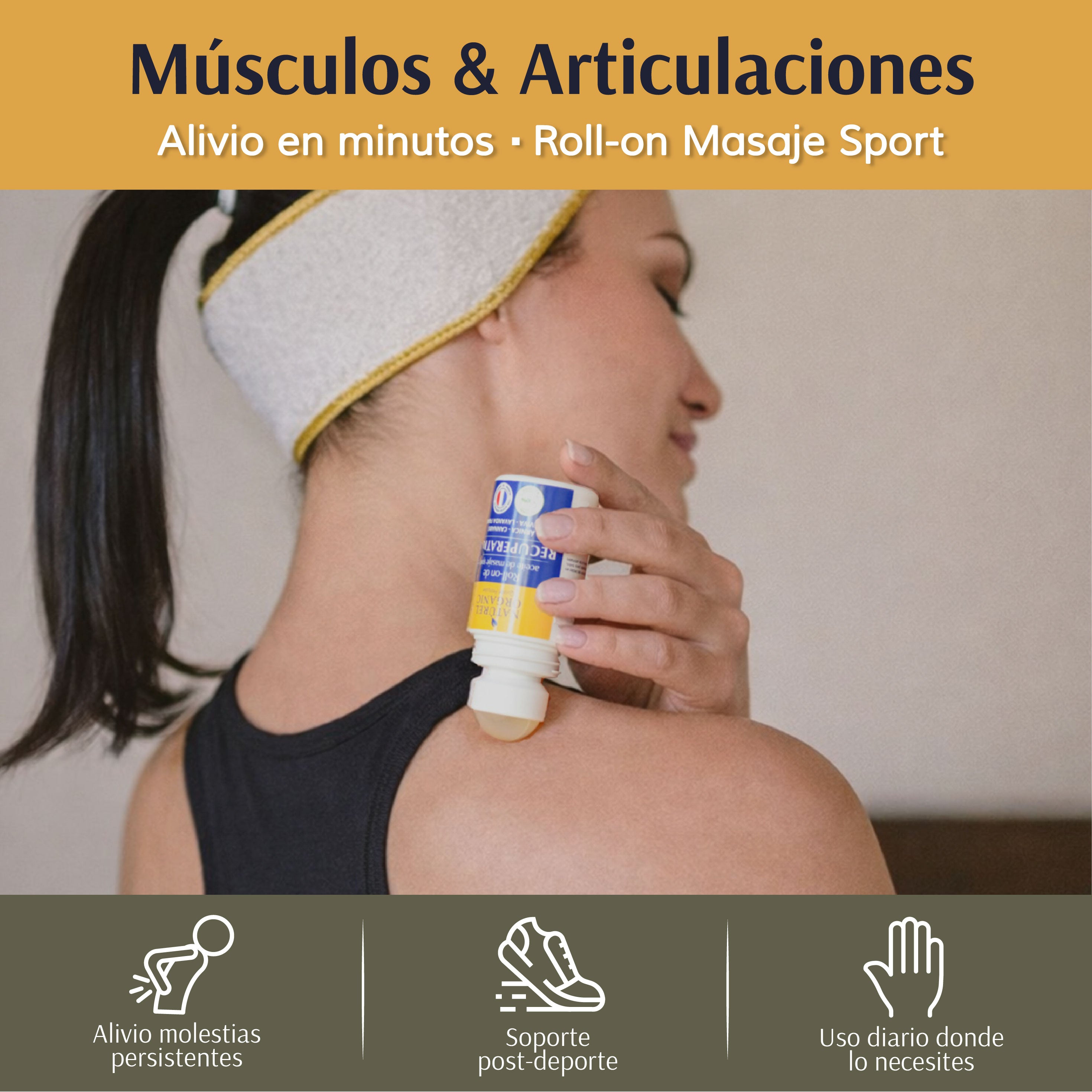 Roll On Masaje Sport 50Ml- Articulación Y Músculos