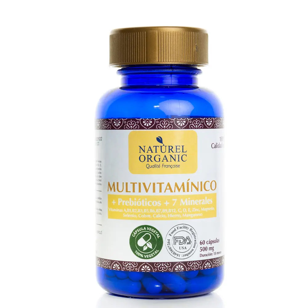 Multivitamínico Natural |  Vitaminas + Minerales + Prebióticos
