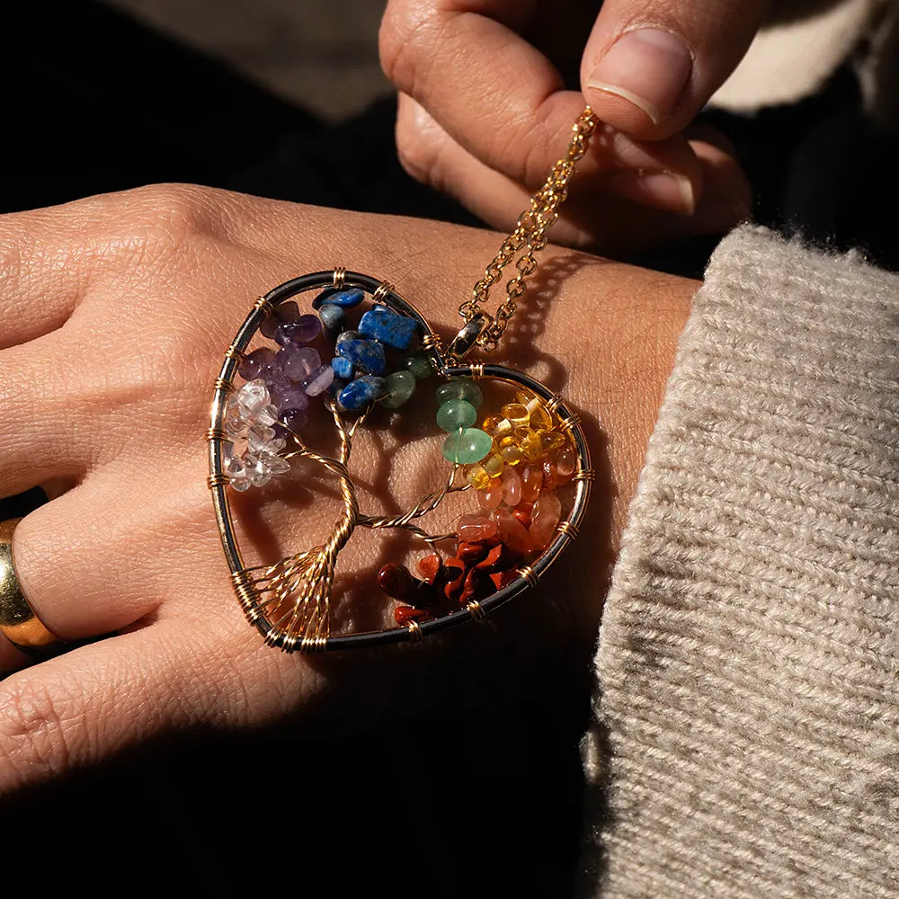 Joya colgante Árbol de la vida, armonía, sabiduría, fuerza