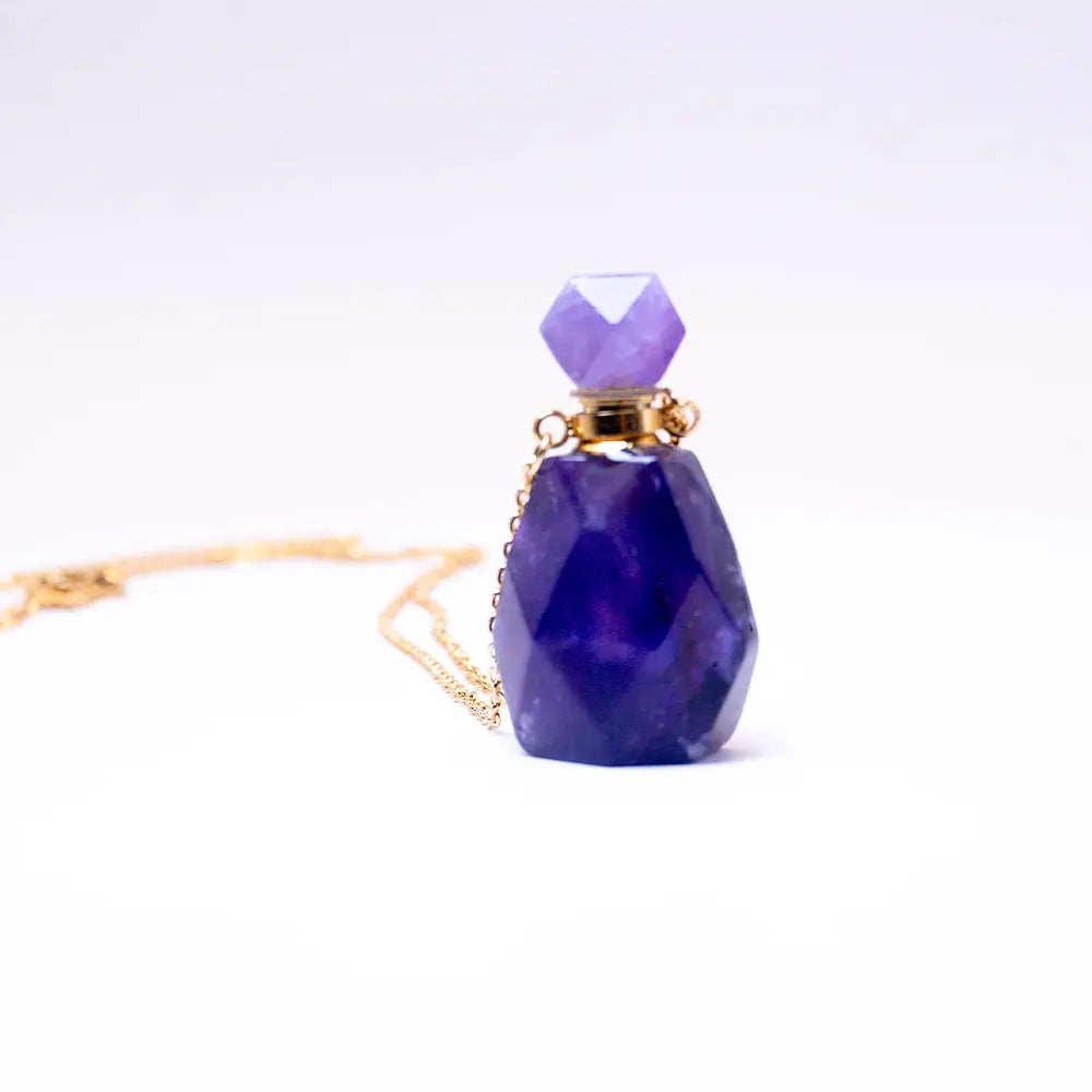Joya colgante difusor Amatista, tranquilizante natural, ansiedad, insomnio, estrés